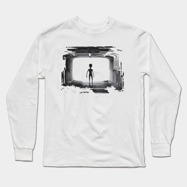 alien Long Sleeve T-Shirt by horrorshirt